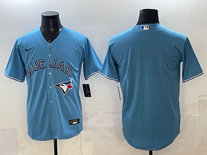 Men 2025 Toronto Blue Jays Blank Light Blue Game Nike MLB Jersey style 01->toronto blue jays->MLB Jersey